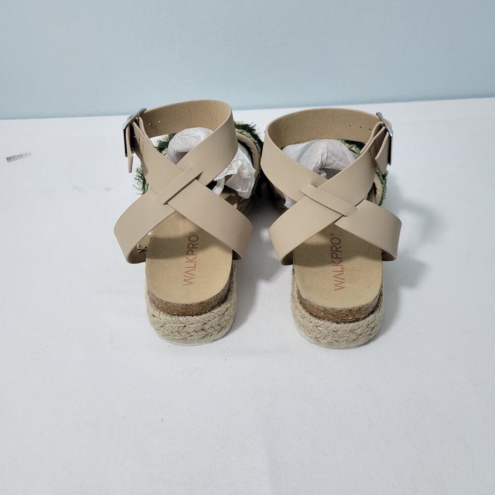 Walkpro Women's Platform Espadrilles Sandals With Open Toes Size 8.5 (39) 3422- - Picture 4 of 9